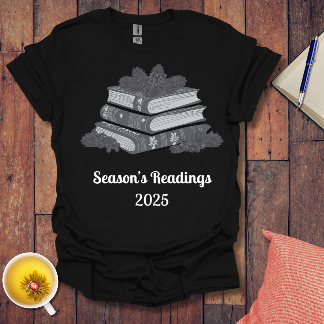 Christmas Books Holly 2025 T-Shirt