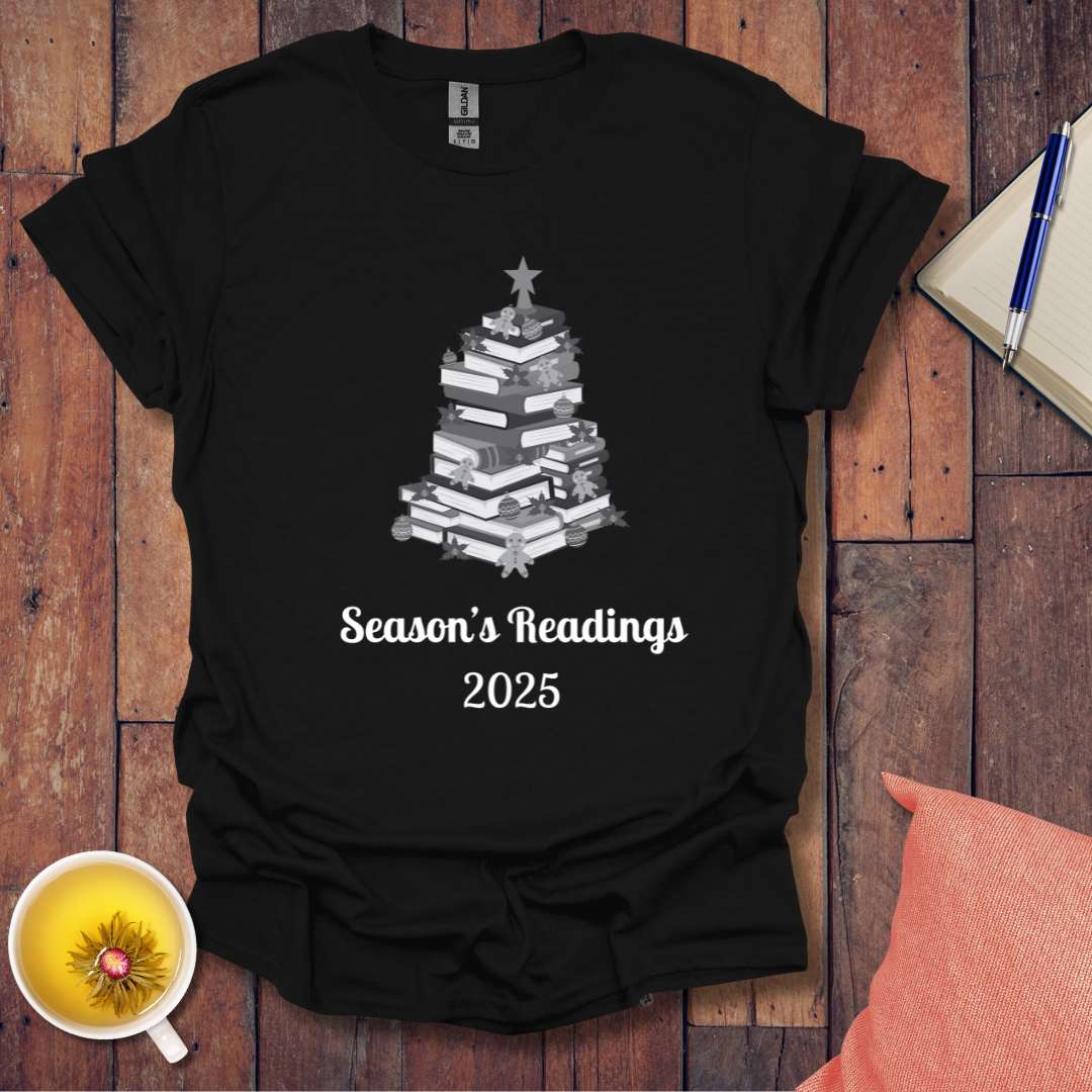 Christmas Tree of Books 2025 T-Shirt