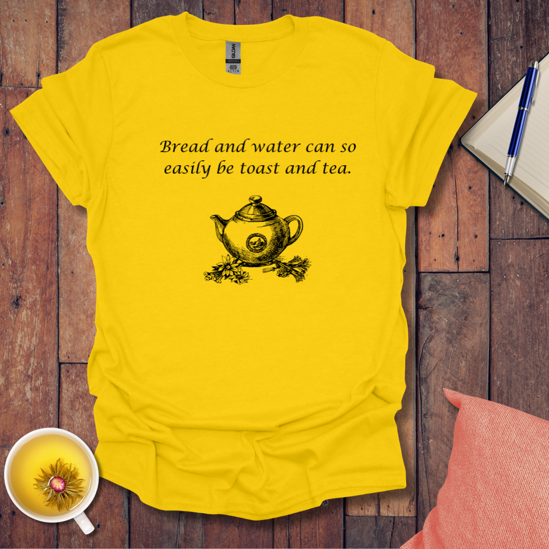 Bread water toast tea flowers pot T-Shirt