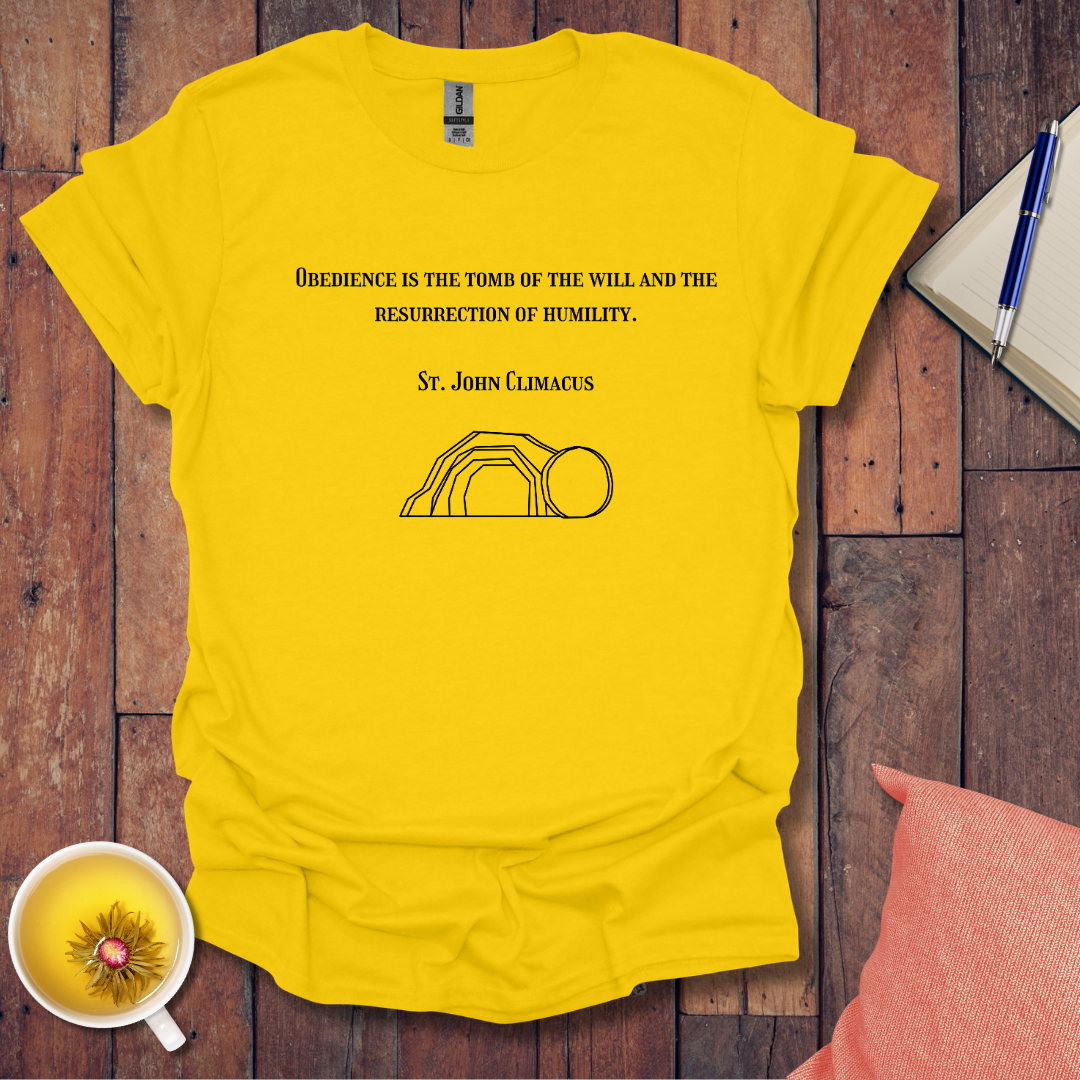 St. John Climacus on Obedience T-Shirt