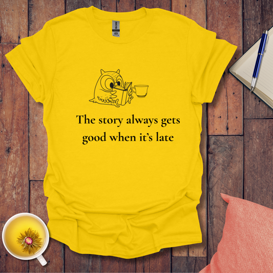 Night Owl Reader T-Shirt