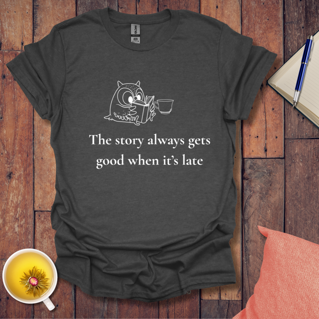 Night Owl Reader T-Shirt