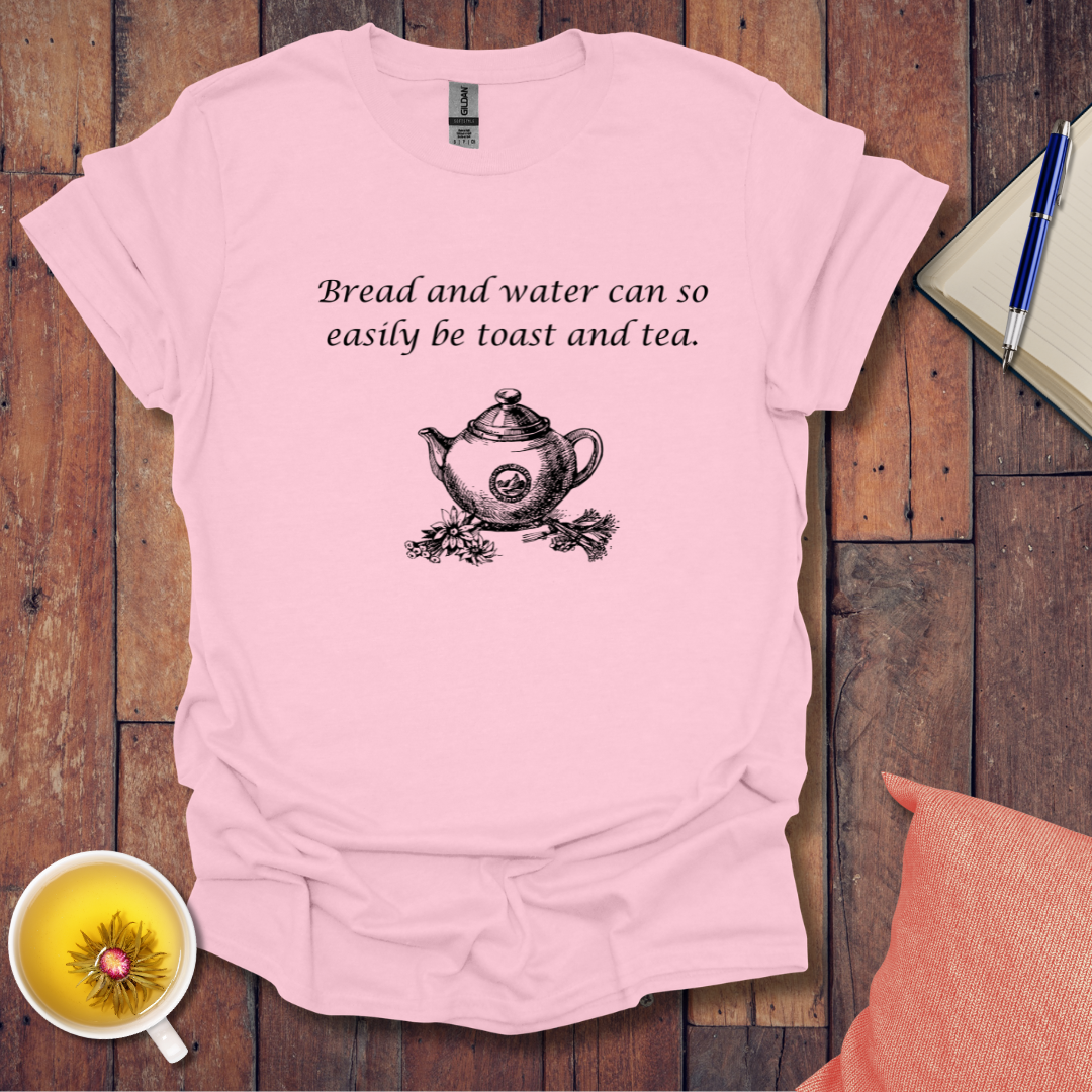 Bread water toast tea flowers pot T-Shirt