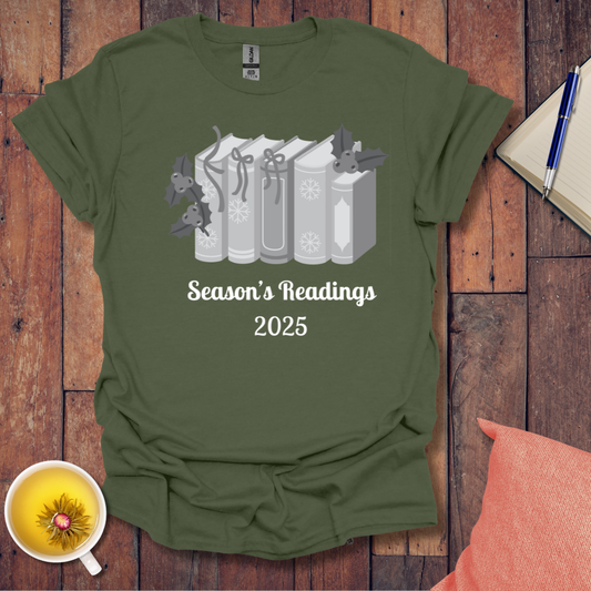 Christmas Book Row 2025 T-Shirt