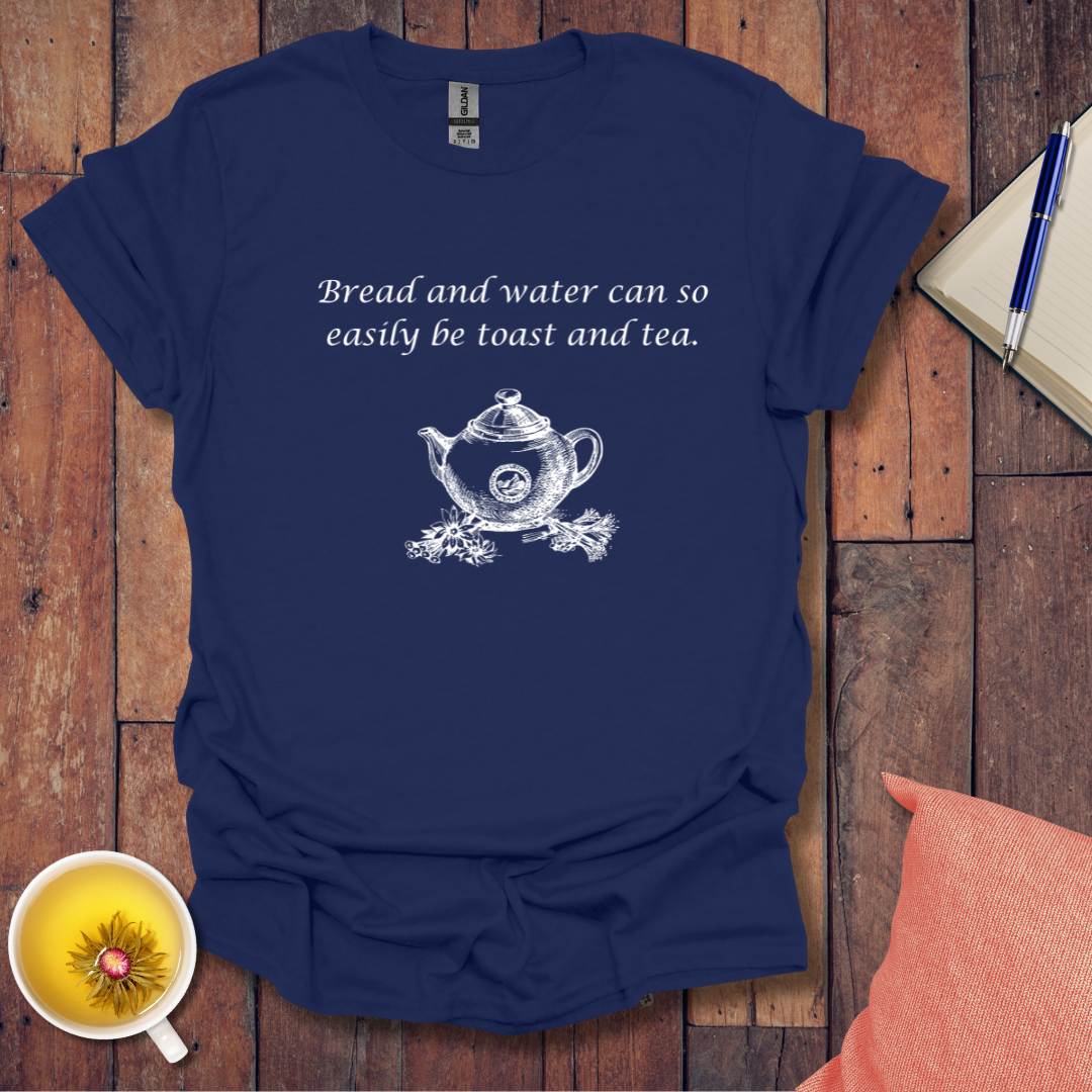 Bread water toast tea flowers pot T-Shirt