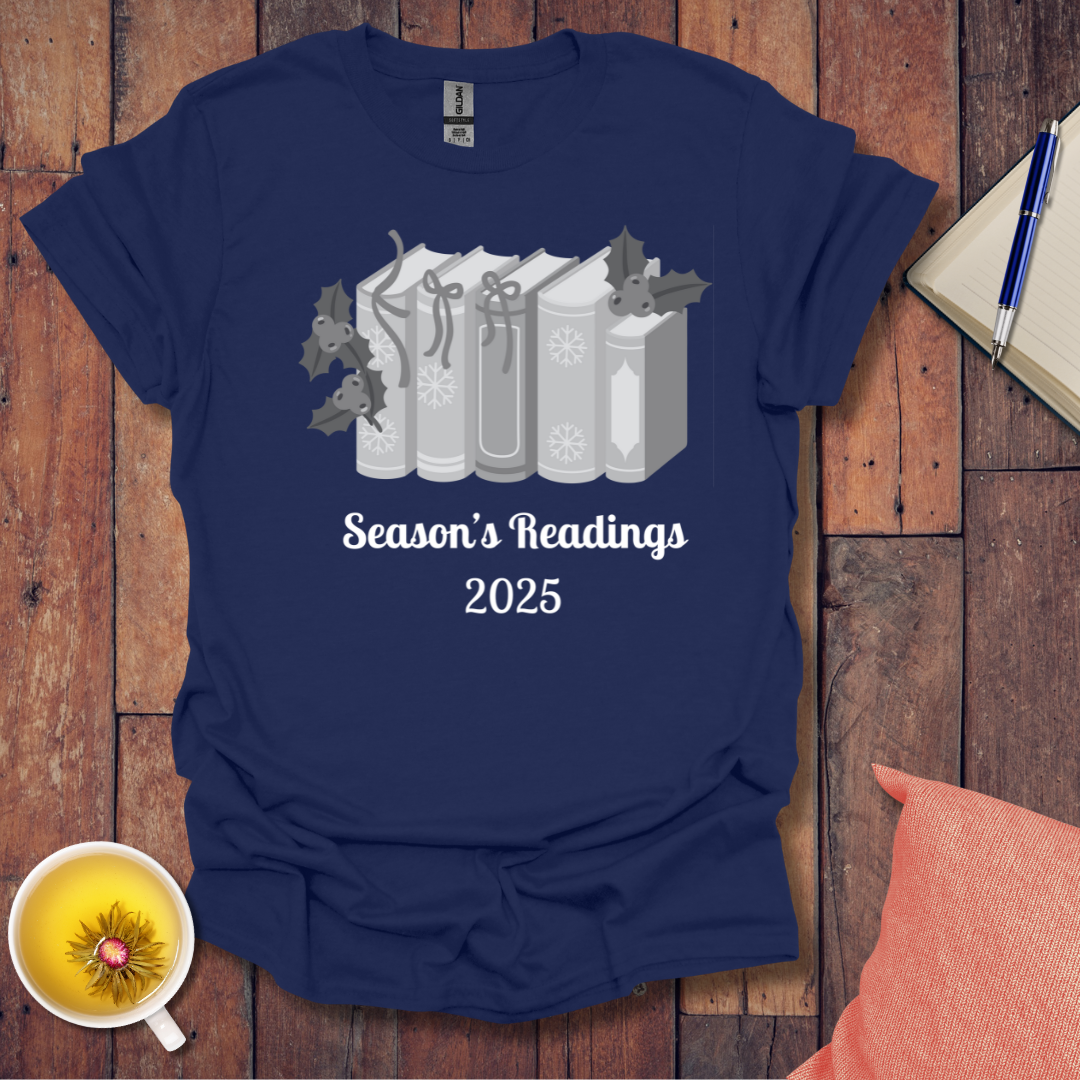 Christmas Book Row 2025 T-Shirt