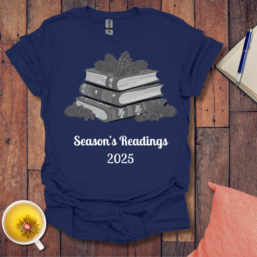 Christmas Books Holly 2025 T-Shirt