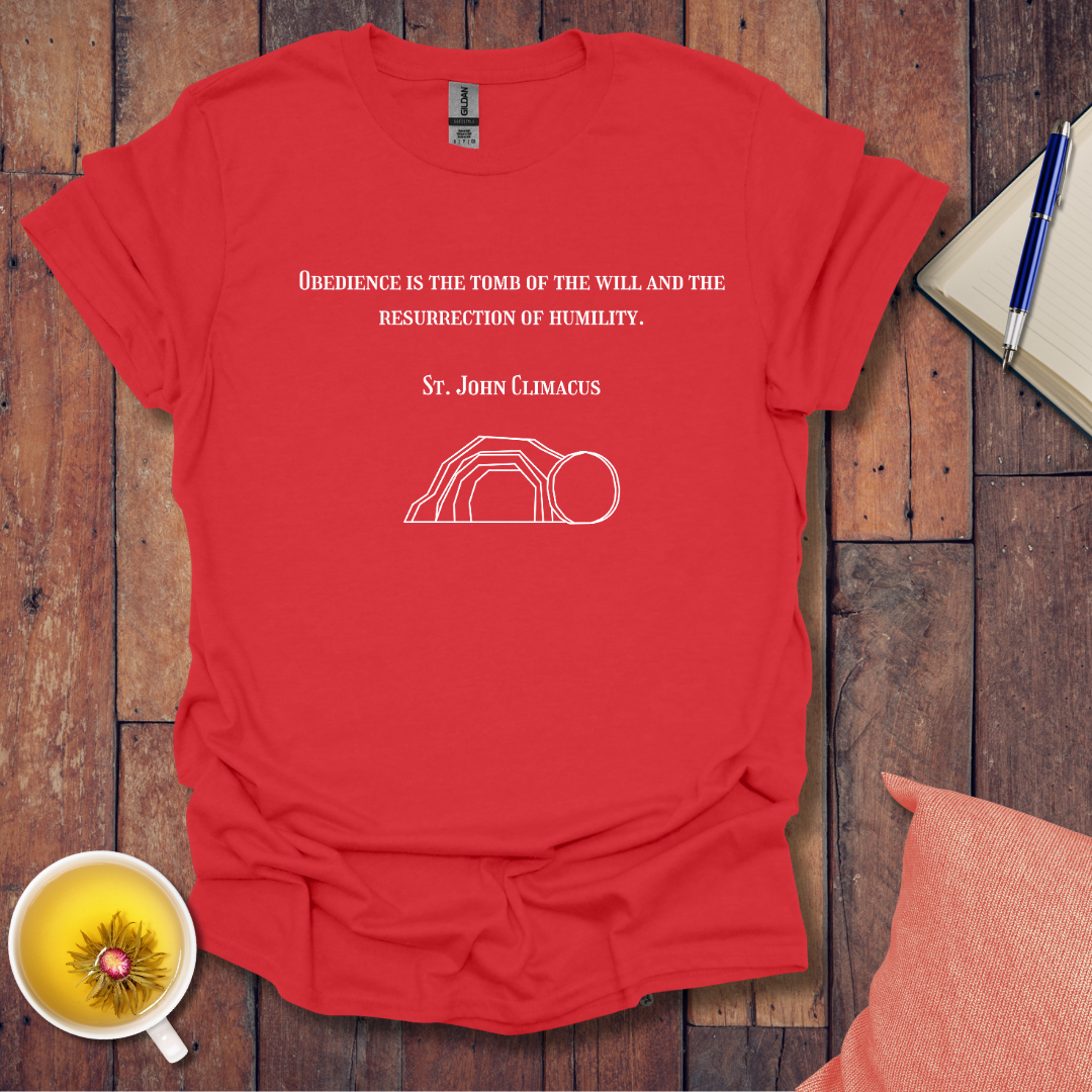 St. John Climacus on Obedience T-Shirt