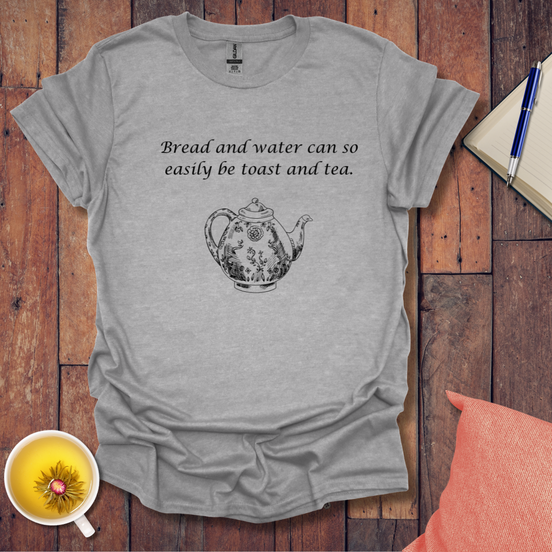 Bread water toast tea fancy kettle T-Shirt
