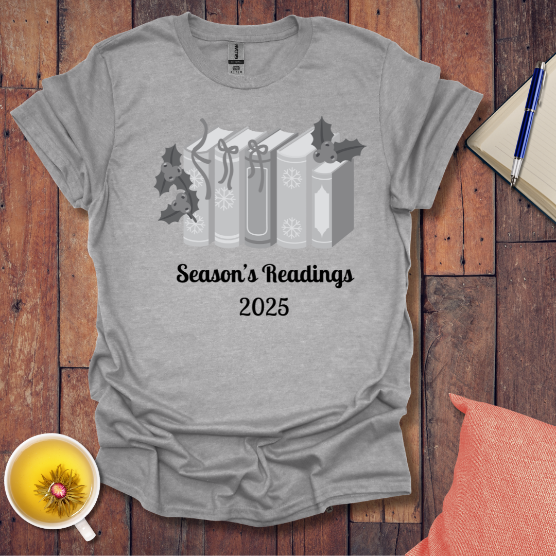 Christmas Book Row 2025 T-Shirt