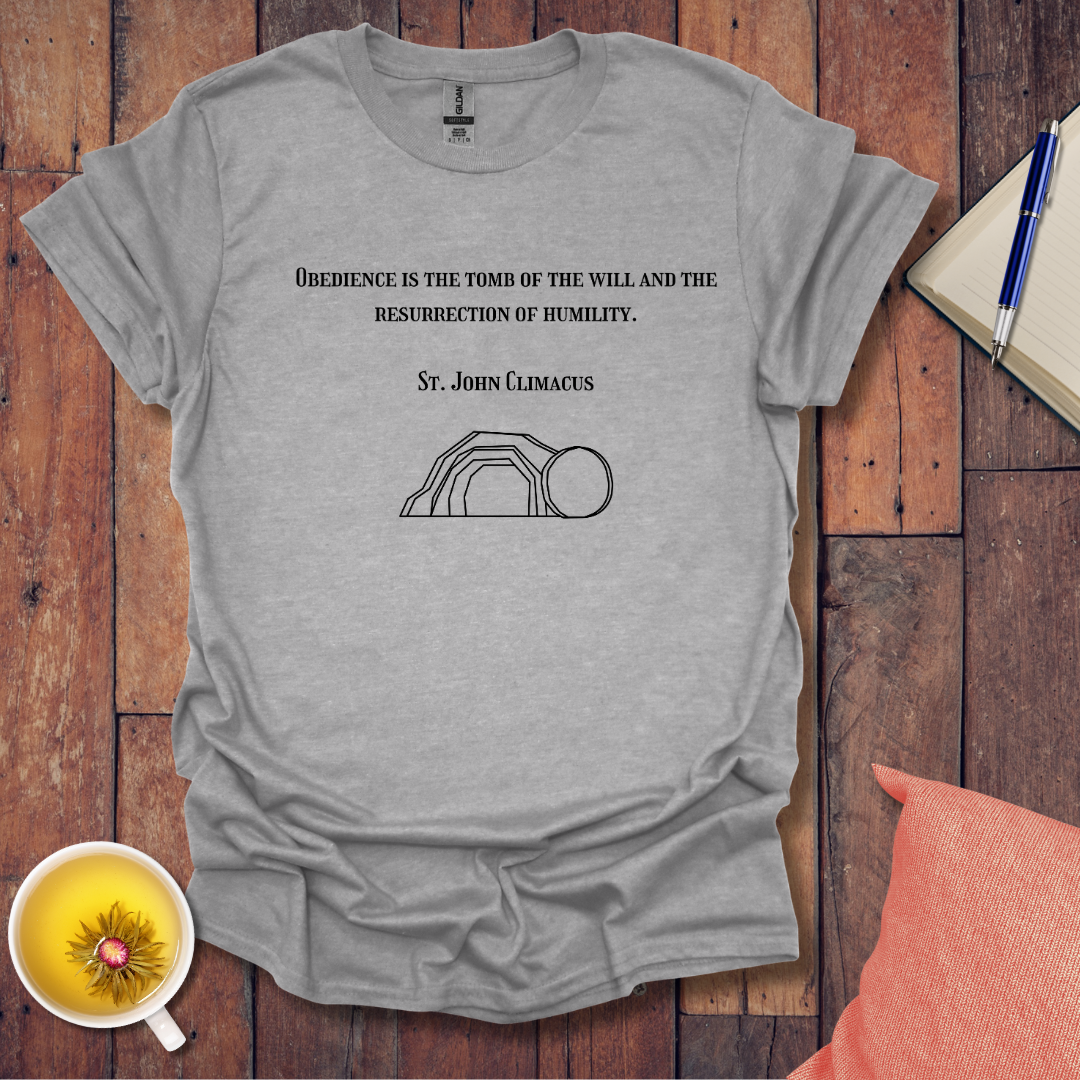 St. John Climacus on Obedience T-Shirt