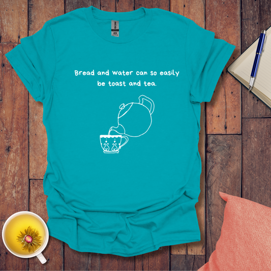 Bread water toast tea kettle left T-Shirt