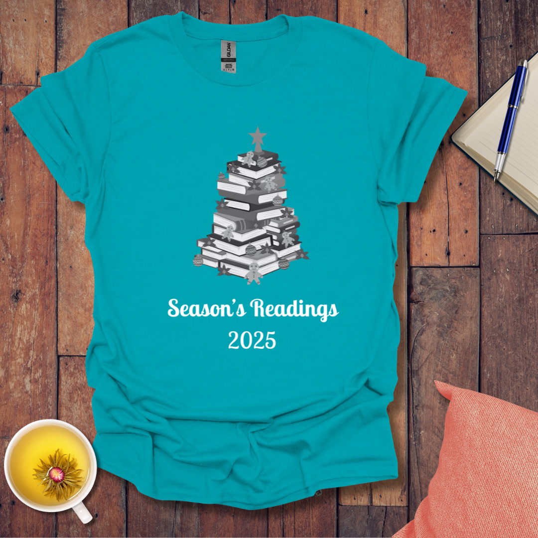 Christmas Tree of Books 2025 T-Shirt