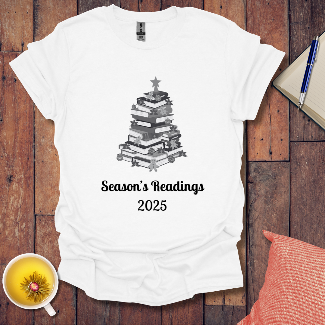 Christmas Tree of Books 2025 T-Shirt