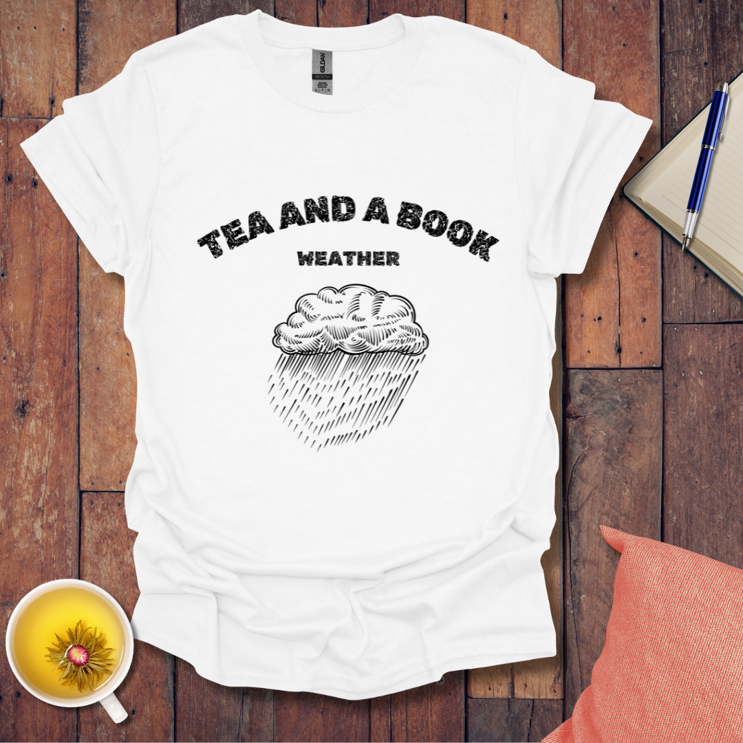 Tea and a Book Weather T-Shirt