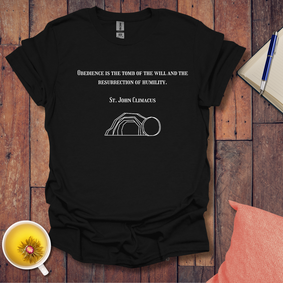 St. John Climacus on Obedience T-Shirt