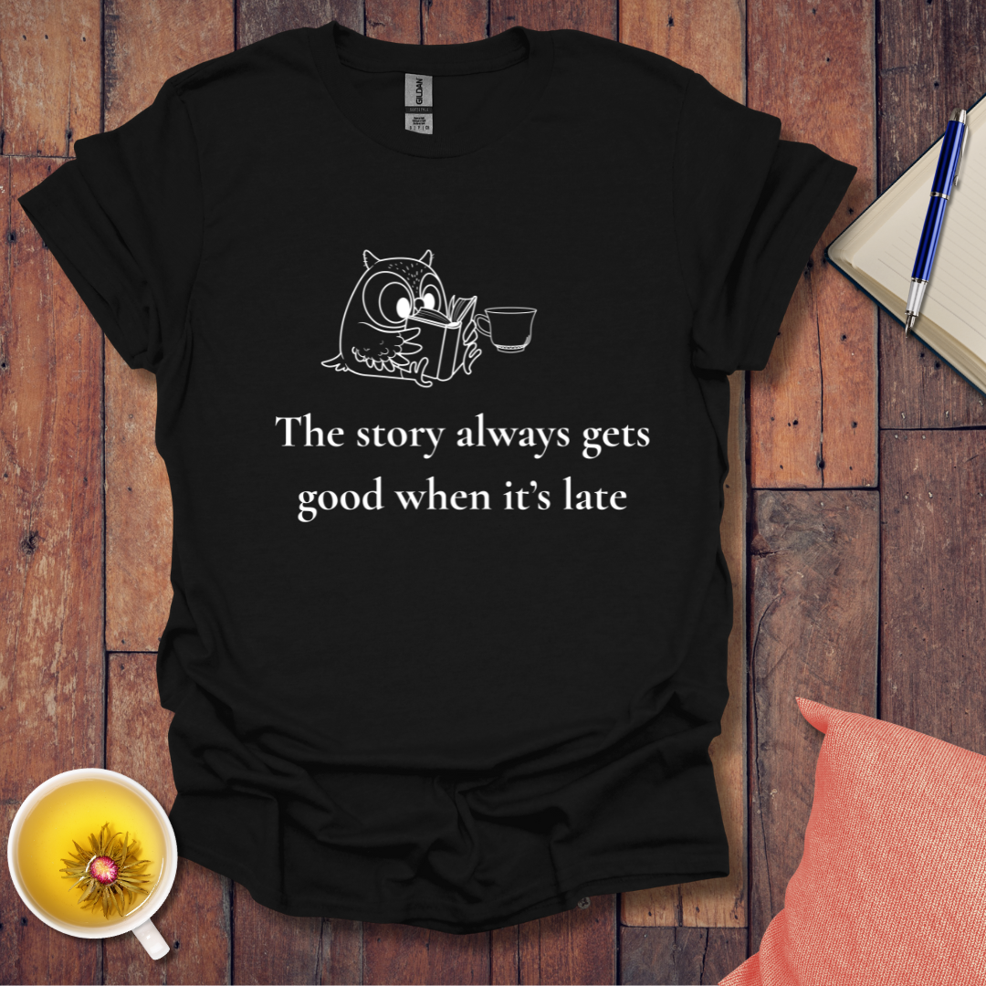 Night Owl Reader T-Shirt