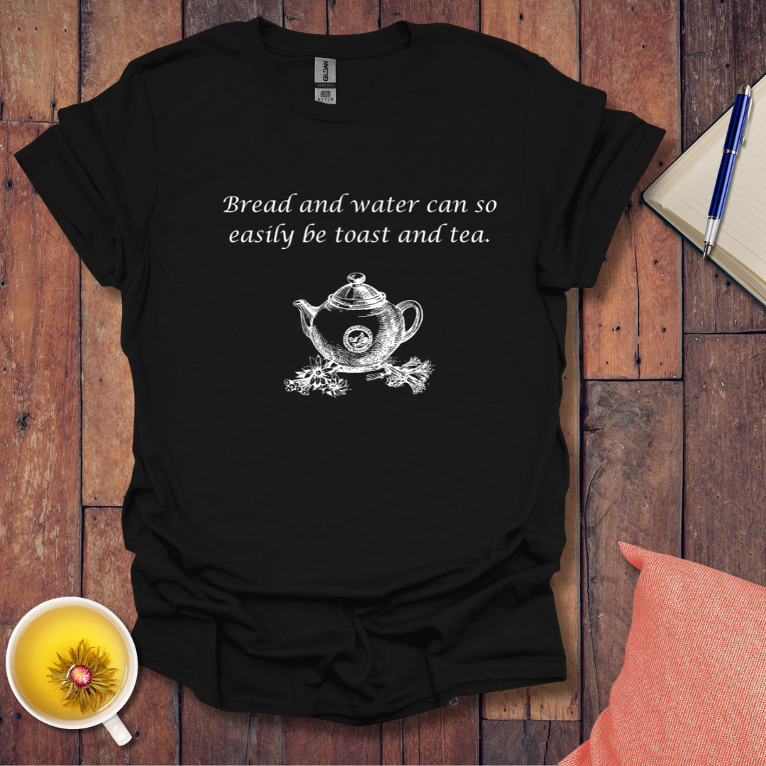 Bread water toast tea flowers pot T-Shirt