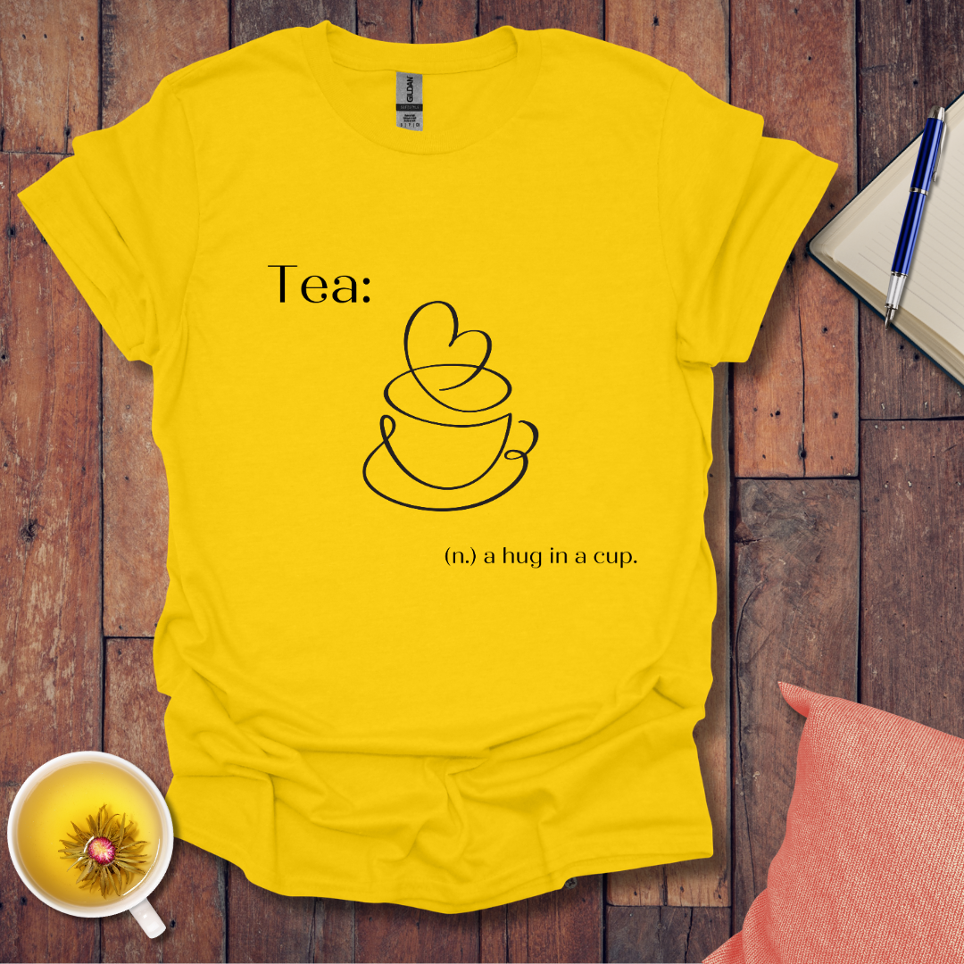 Tea hug in a cup heart T-Shirt