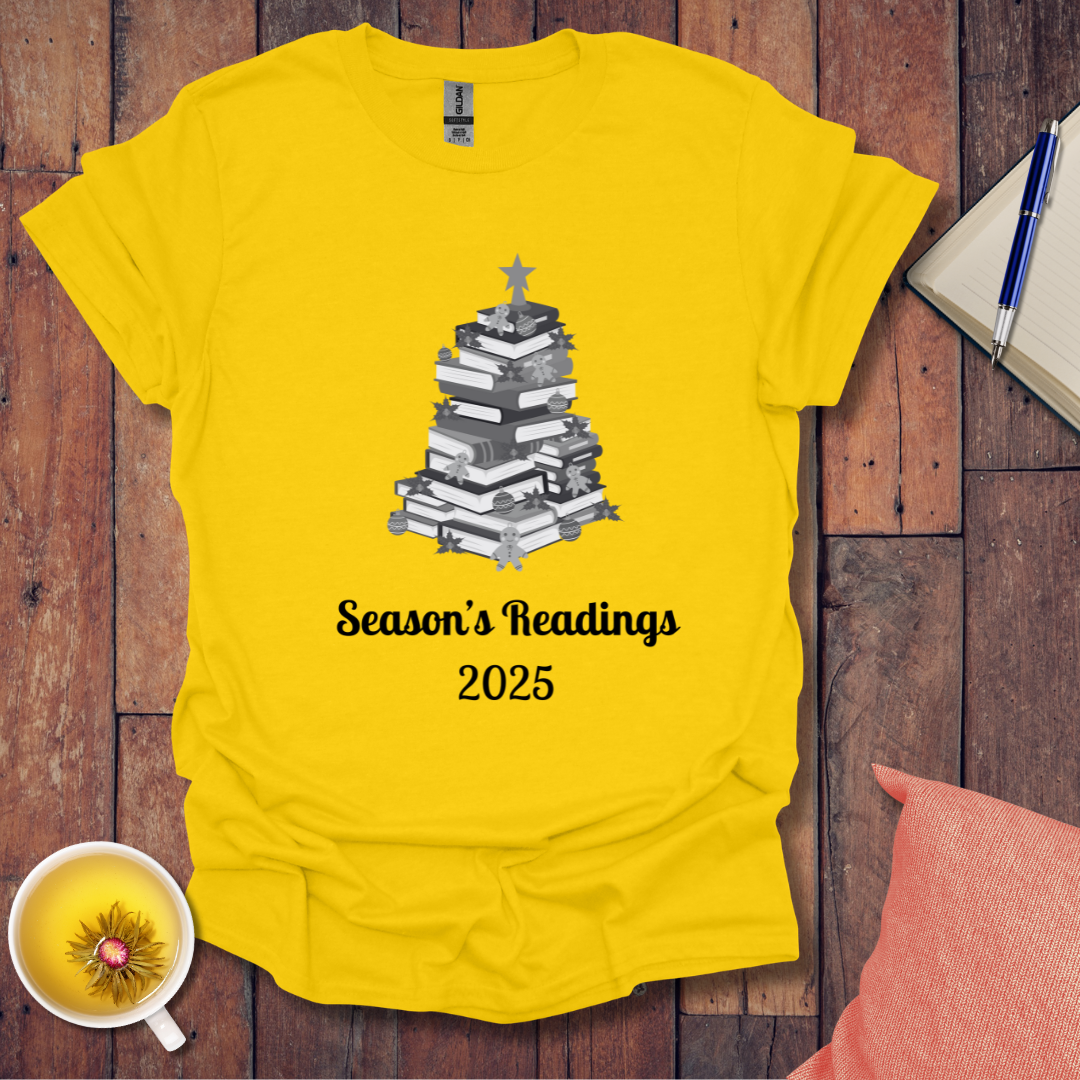 Christmas Tree of Books 2025 T-Shirt