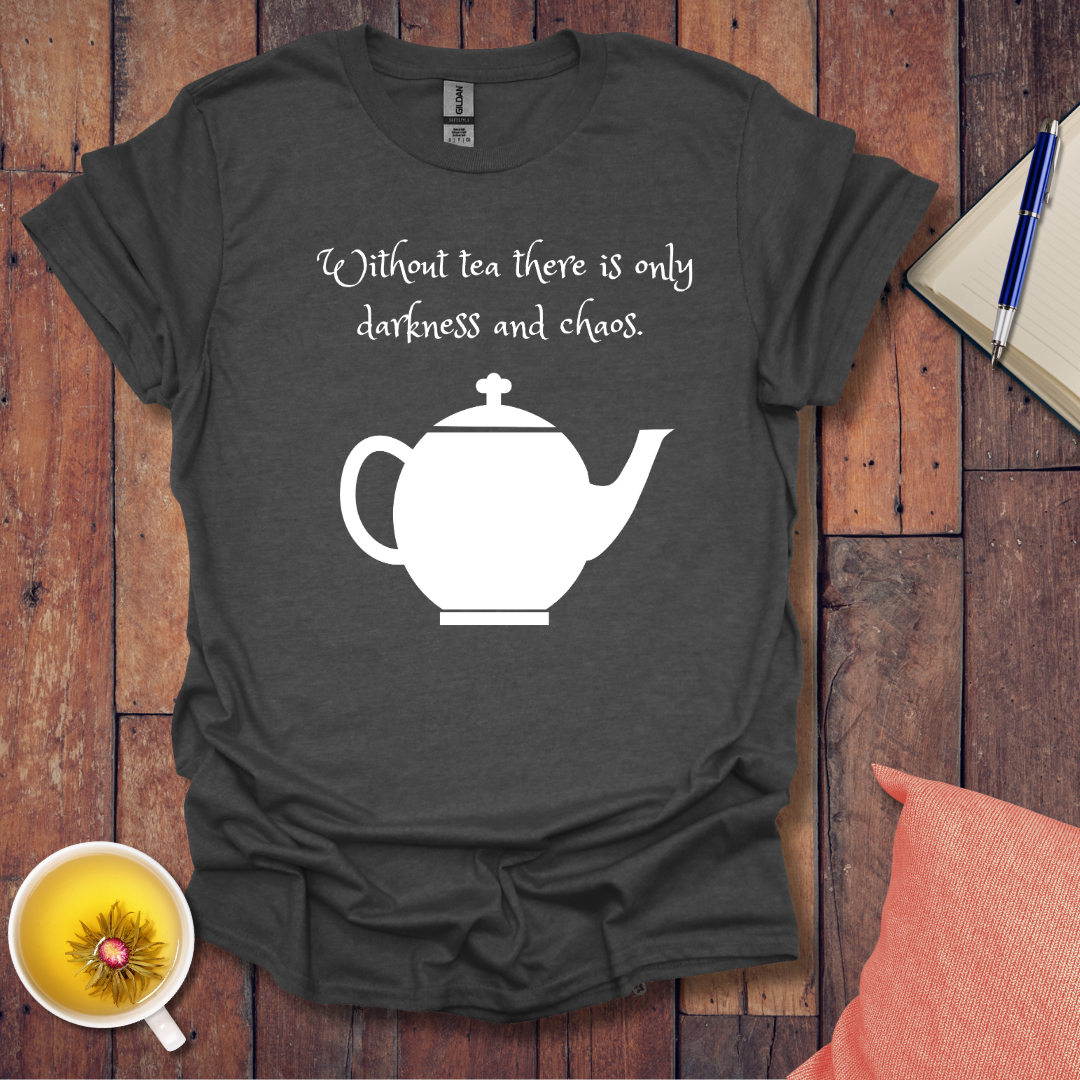 Sipping against the darkness T-shirt