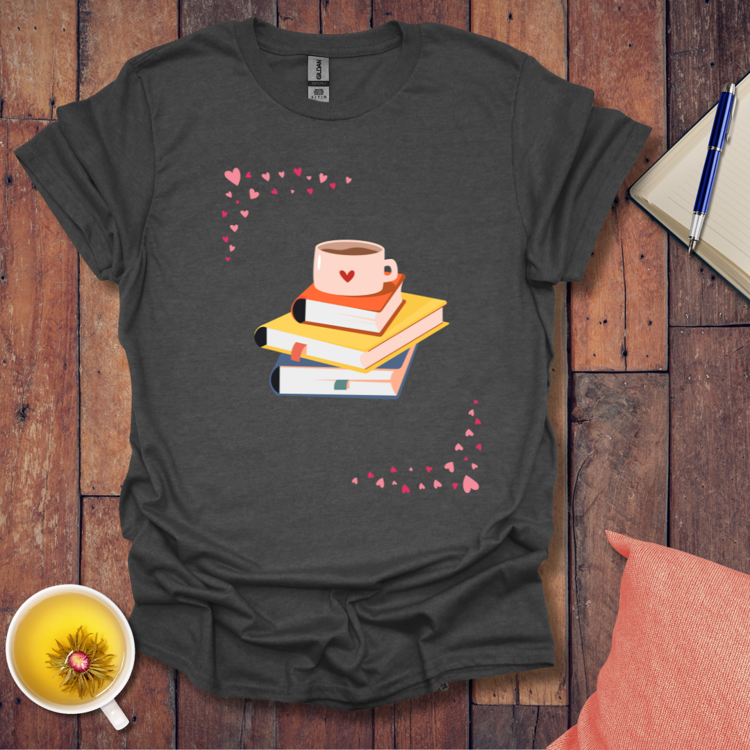 Love Tea Books T-Shirt