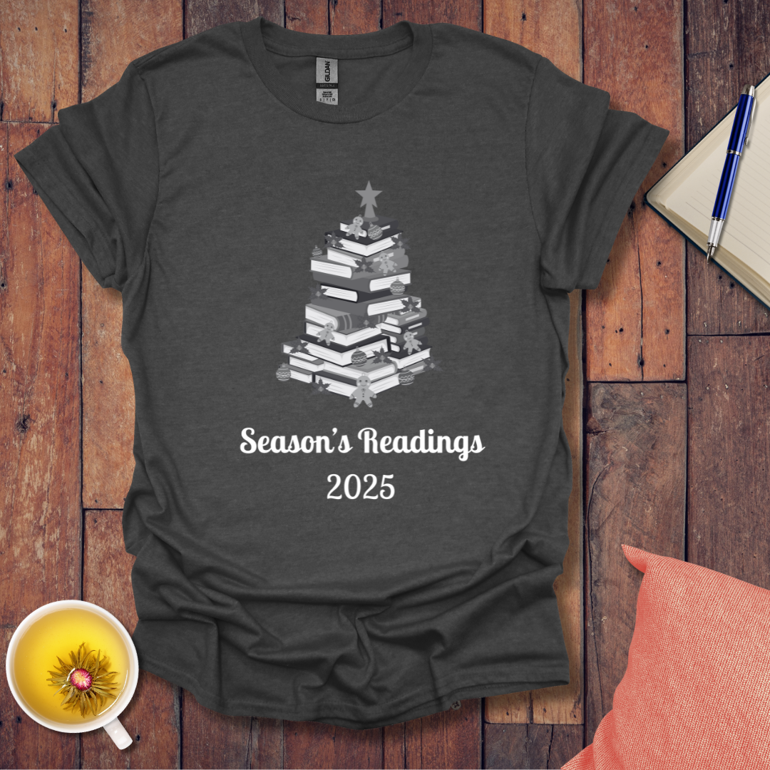 Christmas Tree of Books 2025 T-Shirt