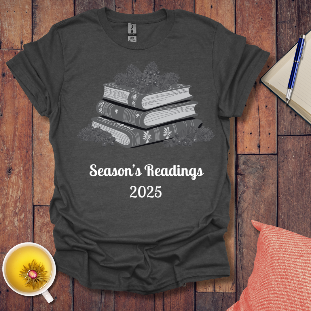 Christmas Books Holly 2025 T-Shirt