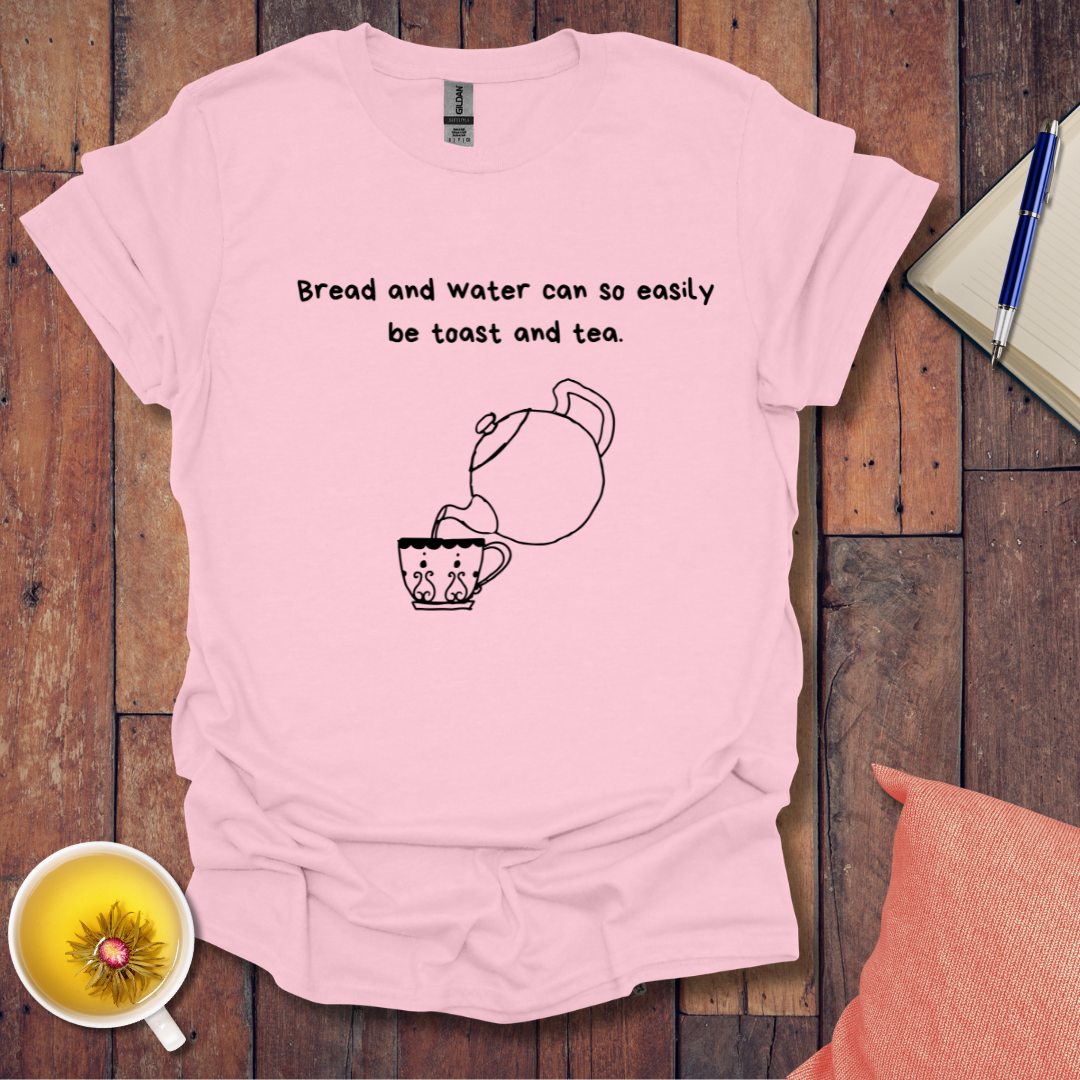 Bread water toast tea kettle left T-Shirt
