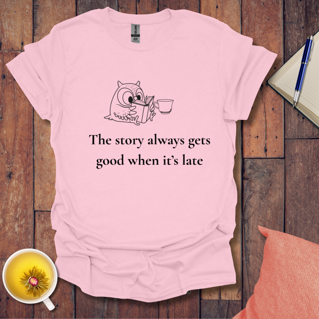 Night Owl Reader T-Shirt