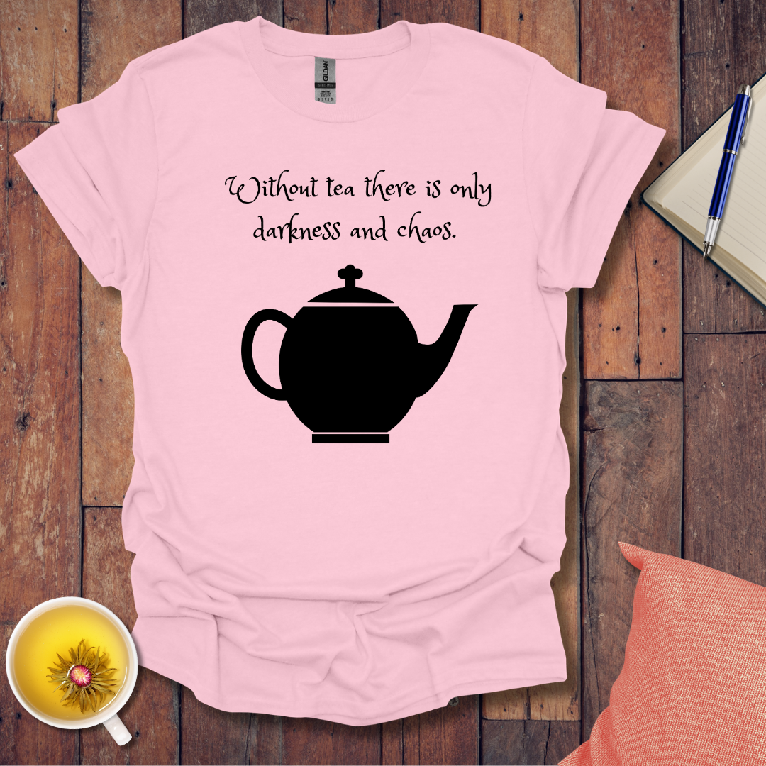 Sipping against the darkness T-shirt