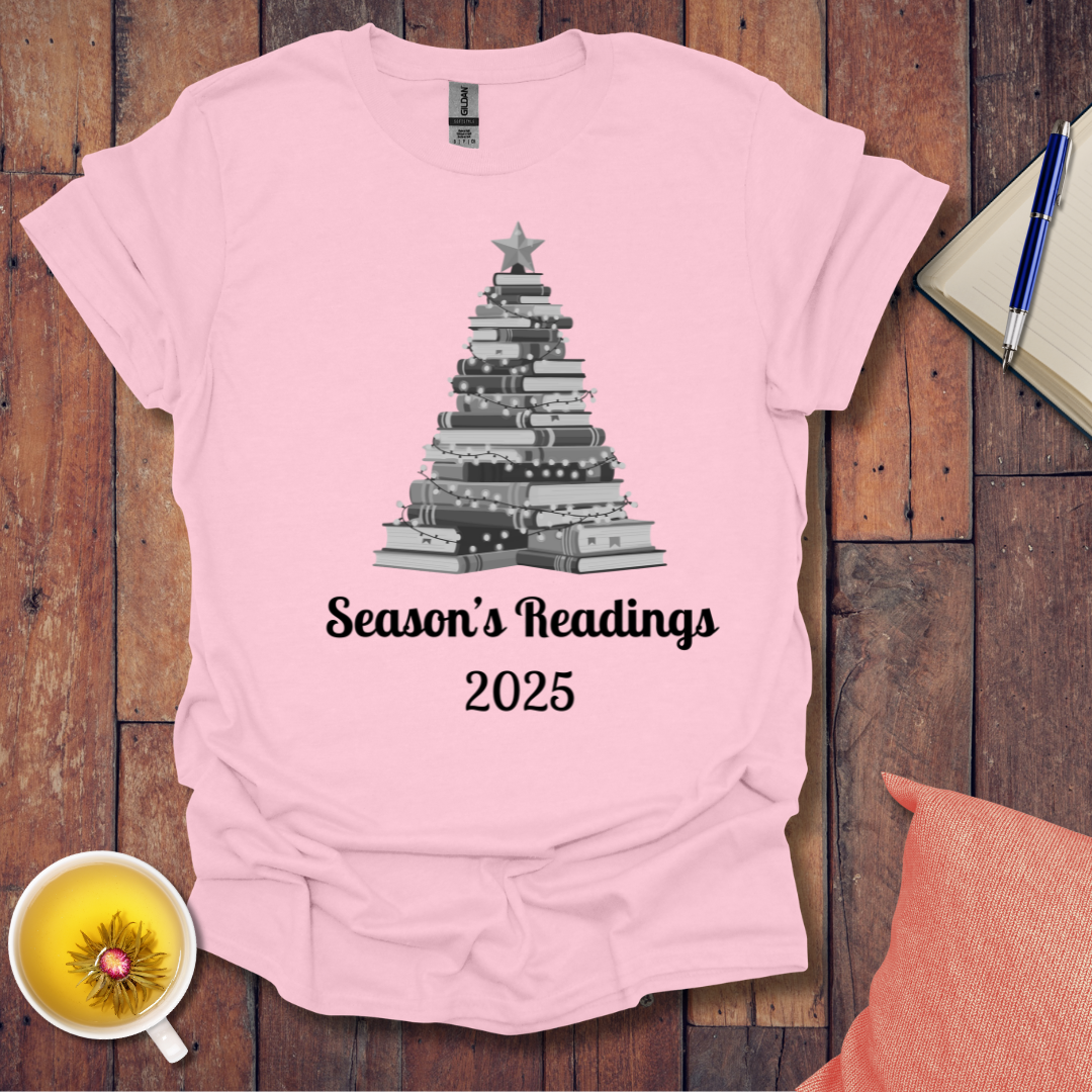 Christmas Book Tree 2025 T-Shirt
