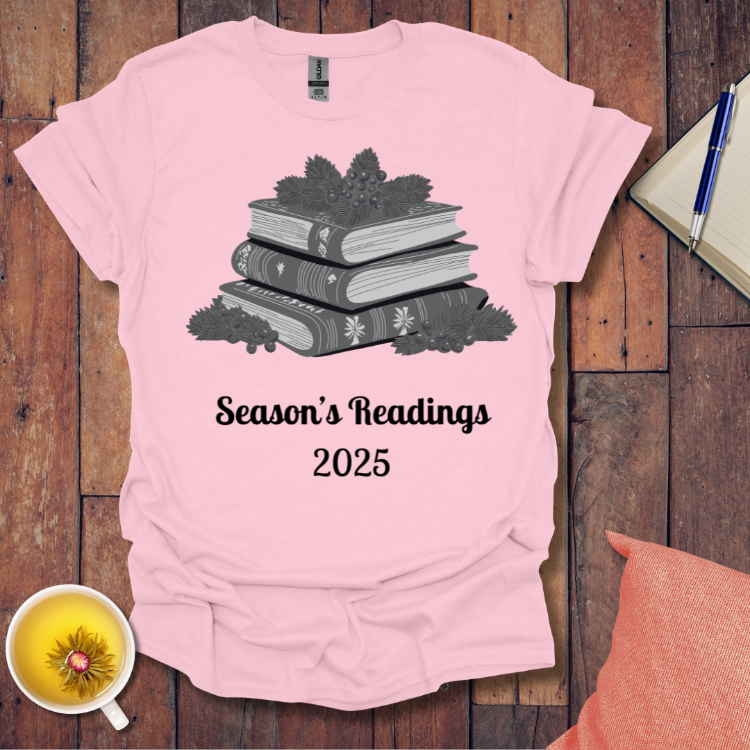 Christmas Books Holly 2025 T-Shirt