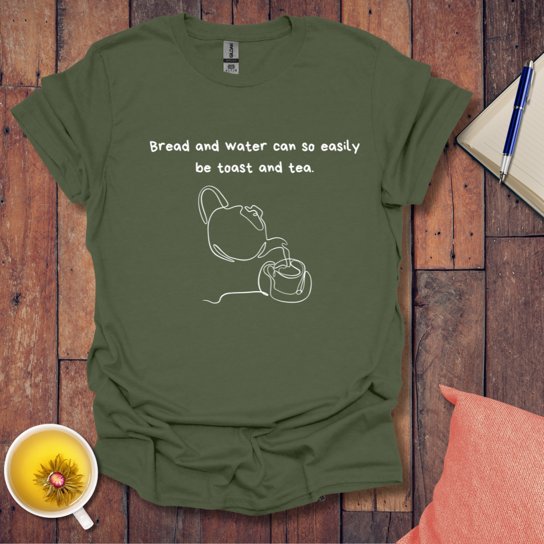 Bread water toast tea line kettle T-Shirt