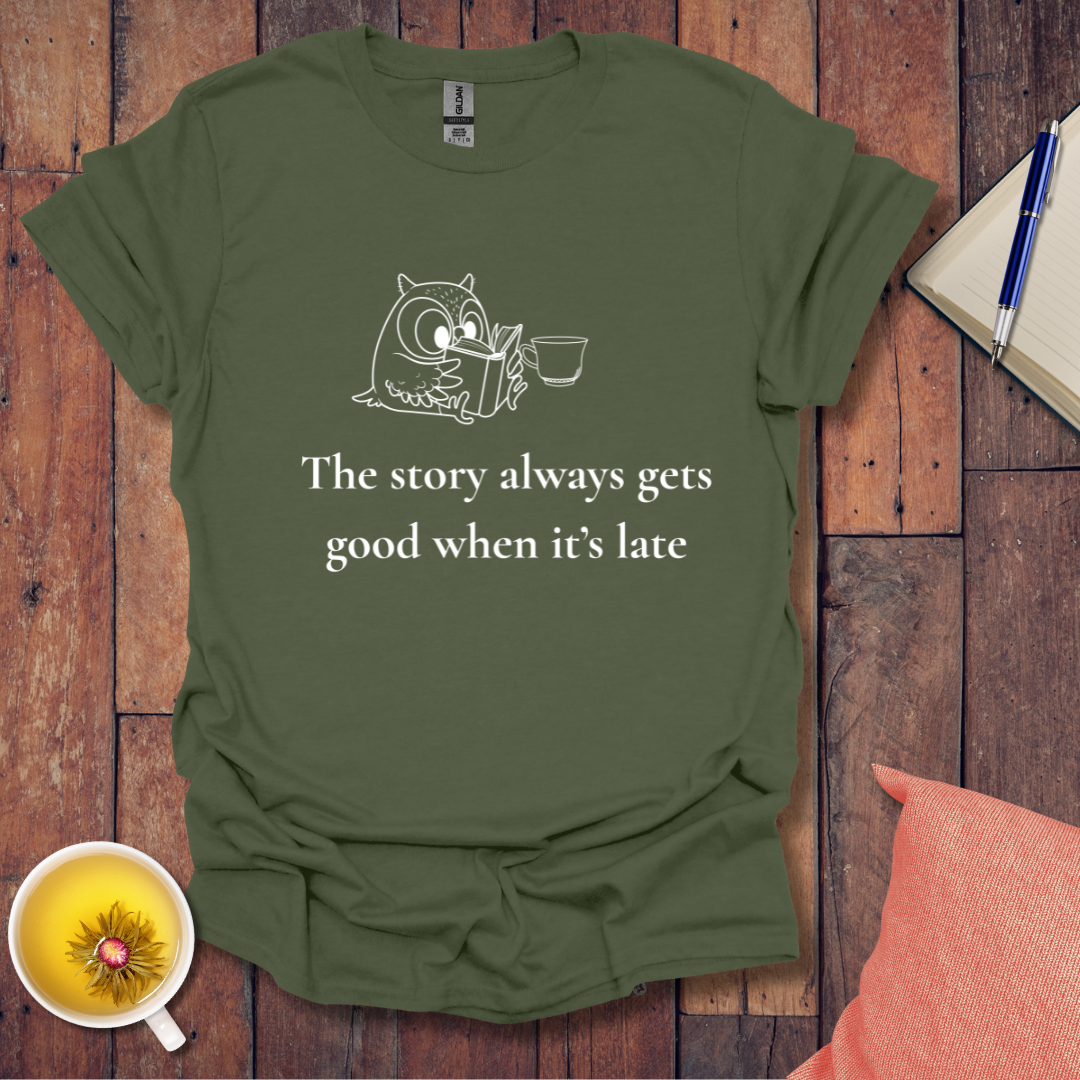 Night Owl Reader T-Shirt