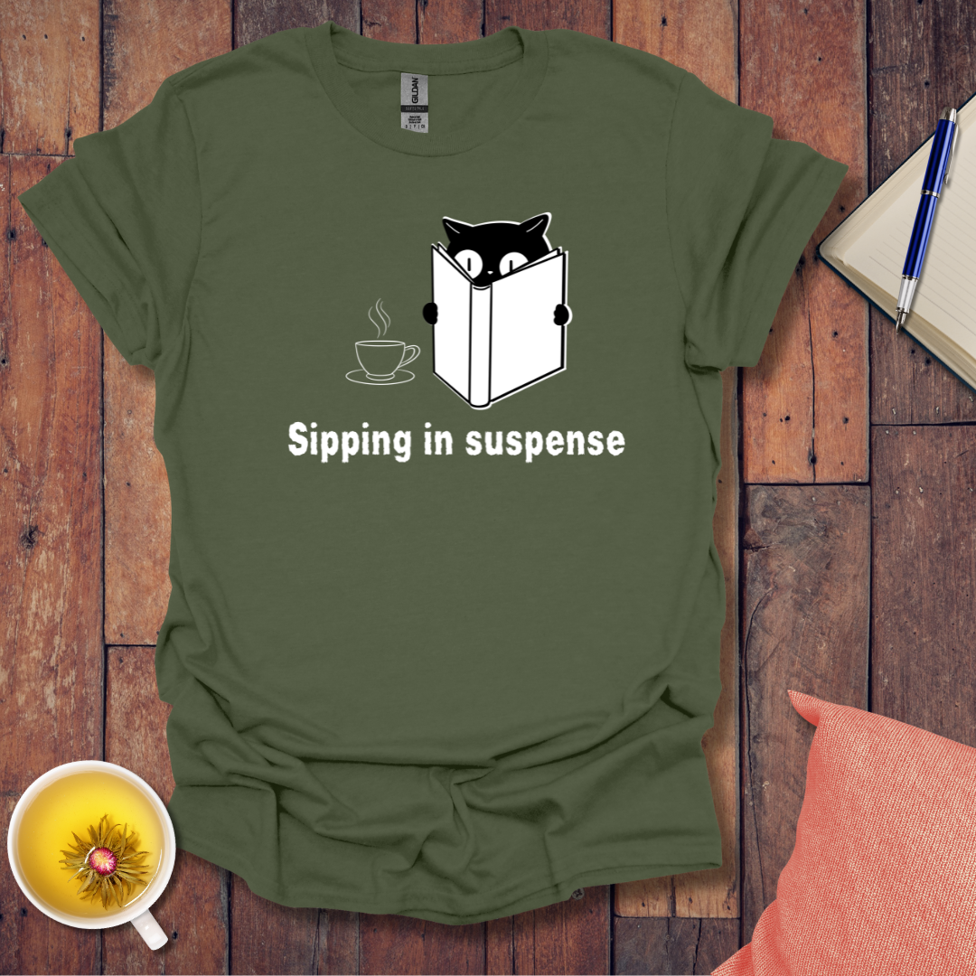 Sipping in Suspense T-Shirt