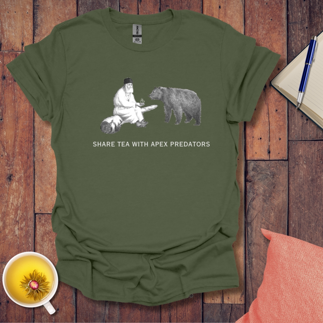 Share Tea With Apex Predators T-Shirt