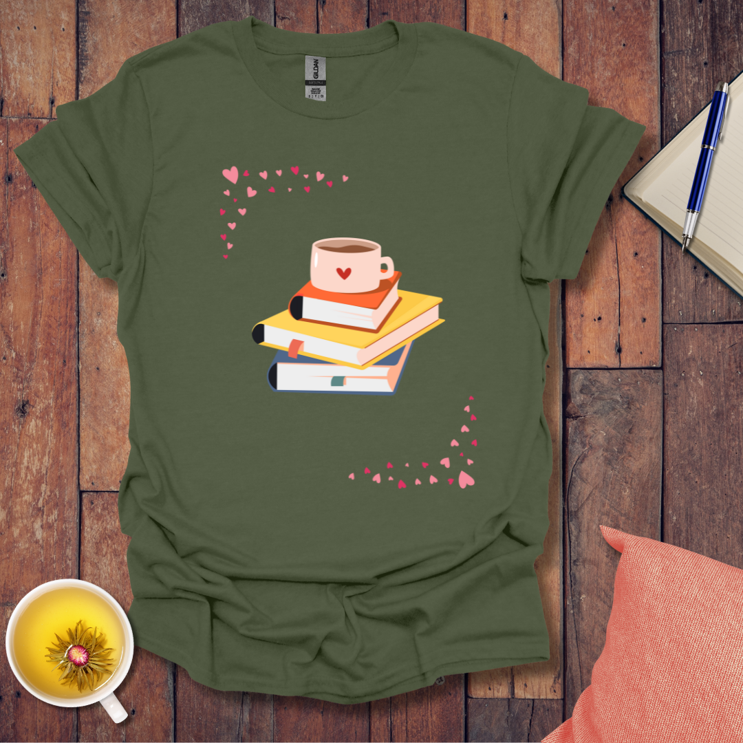 Love Tea Books T-Shirt