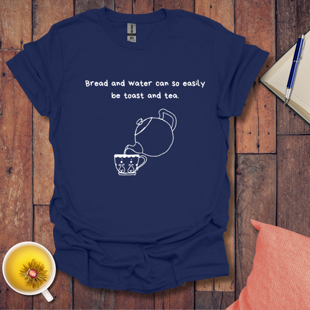Bread water toast tea kettle left T-Shirt