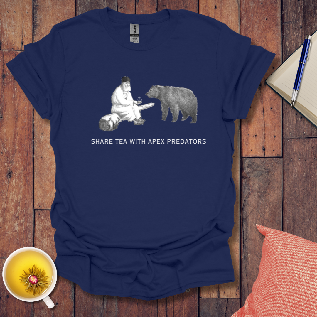 Share Tea With Apex Predators T-Shirt