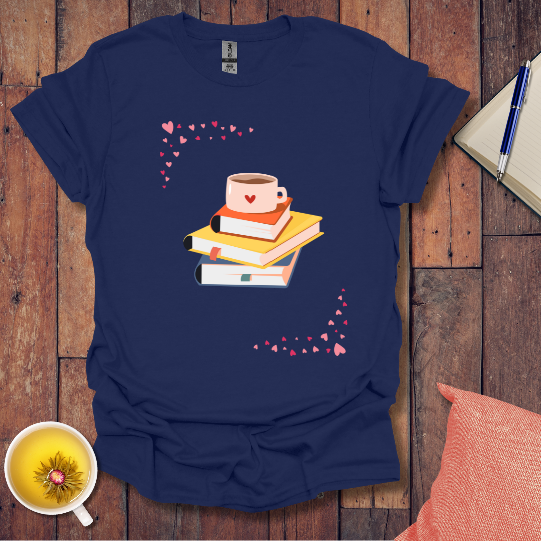 Love Tea Books T-Shirt