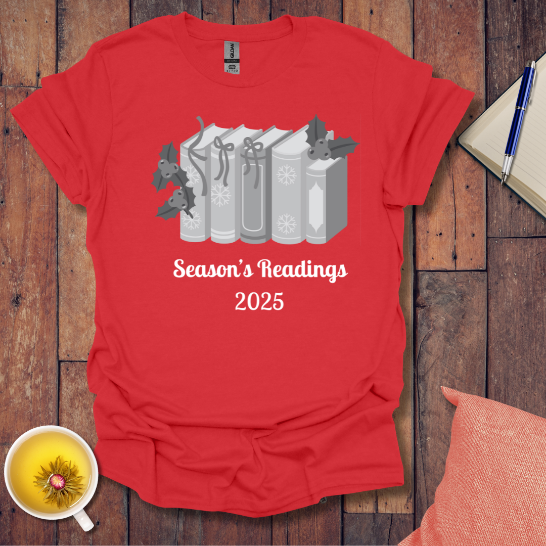 Christmas Book Row 2025 T-Shirt