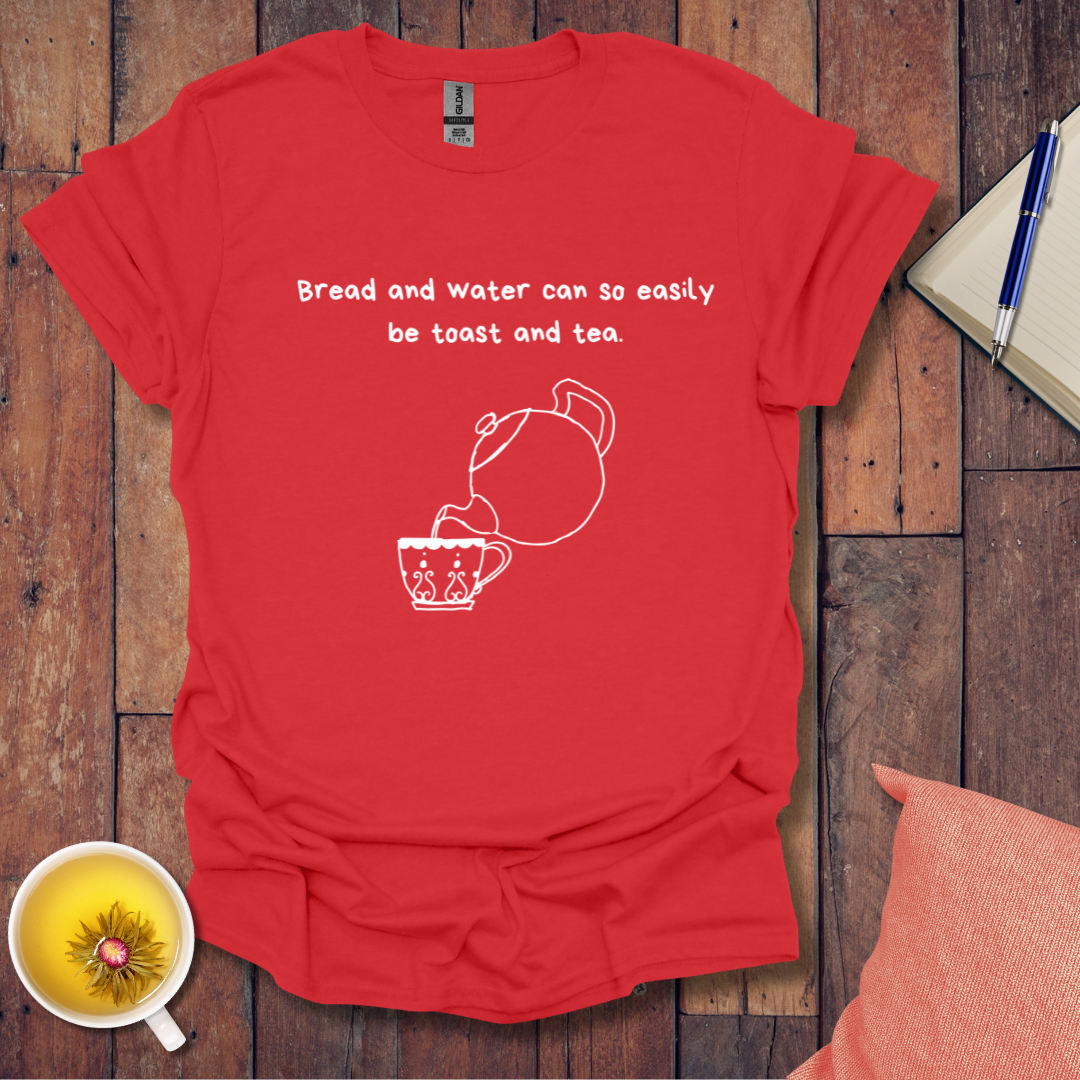 Bread water toast tea kettle left T-Shirt
