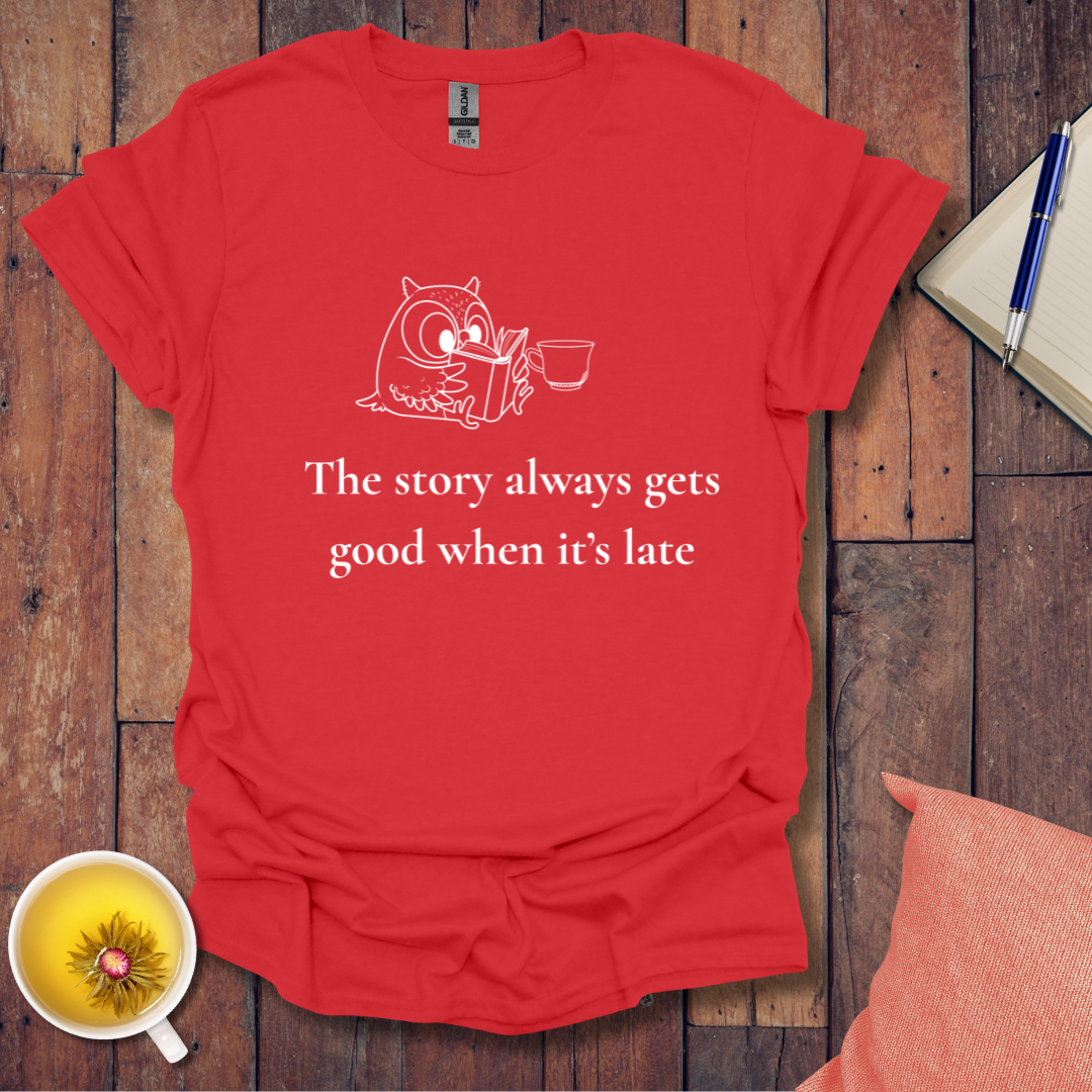 Night Owl Reader T-Shirt