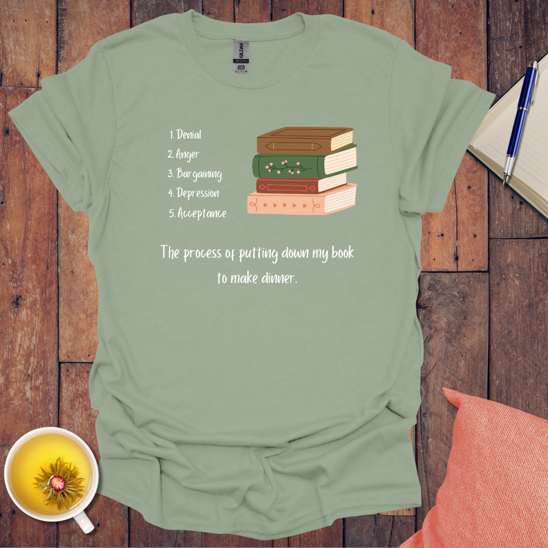 The Process of Putting Down My Book T-Shirt