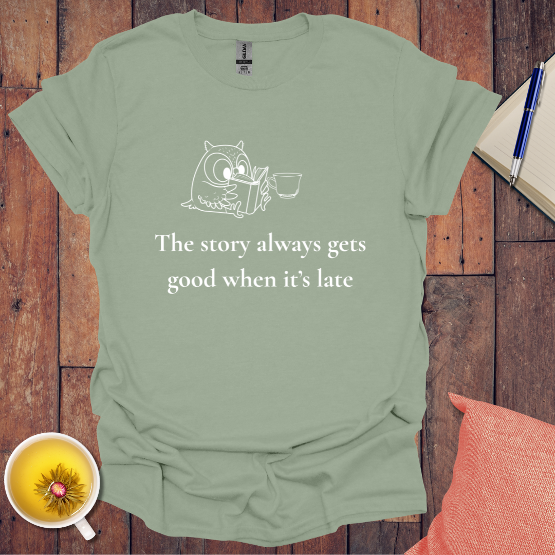 Night Owl Reader T-Shirt