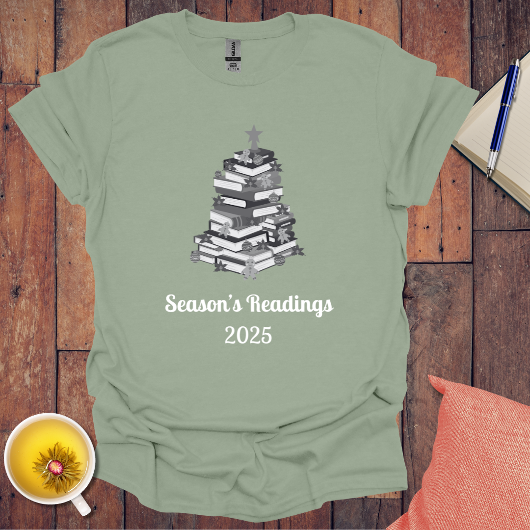 Christmas Tree of Books 2025 T-Shirt