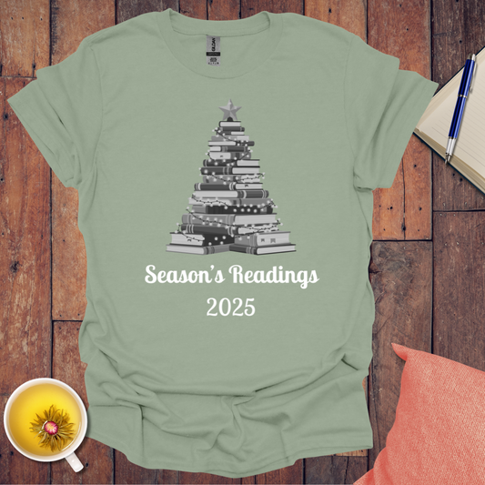 Christmas Book Tree 2025 T-Shirt