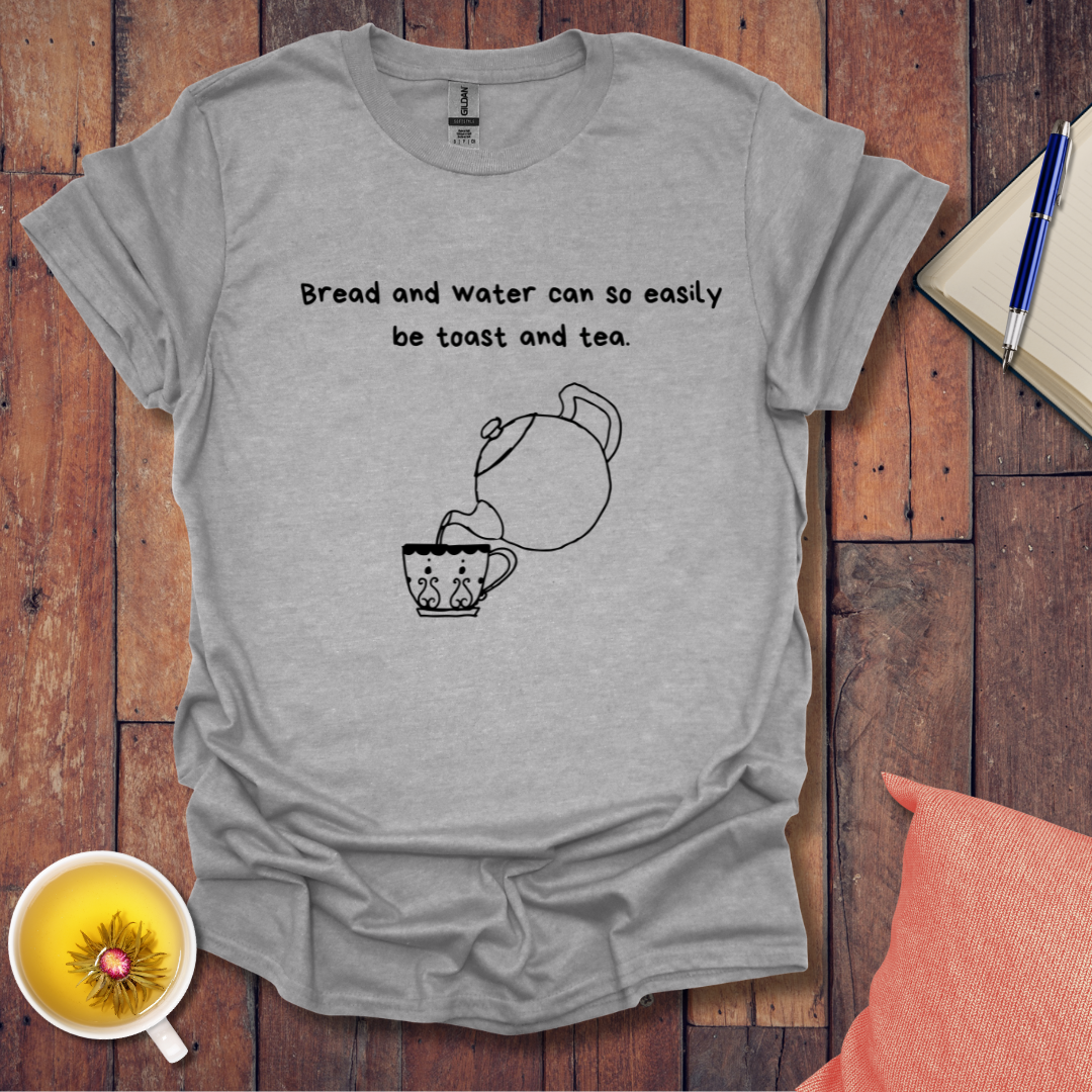Bread water toast tea kettle left T-Shirt