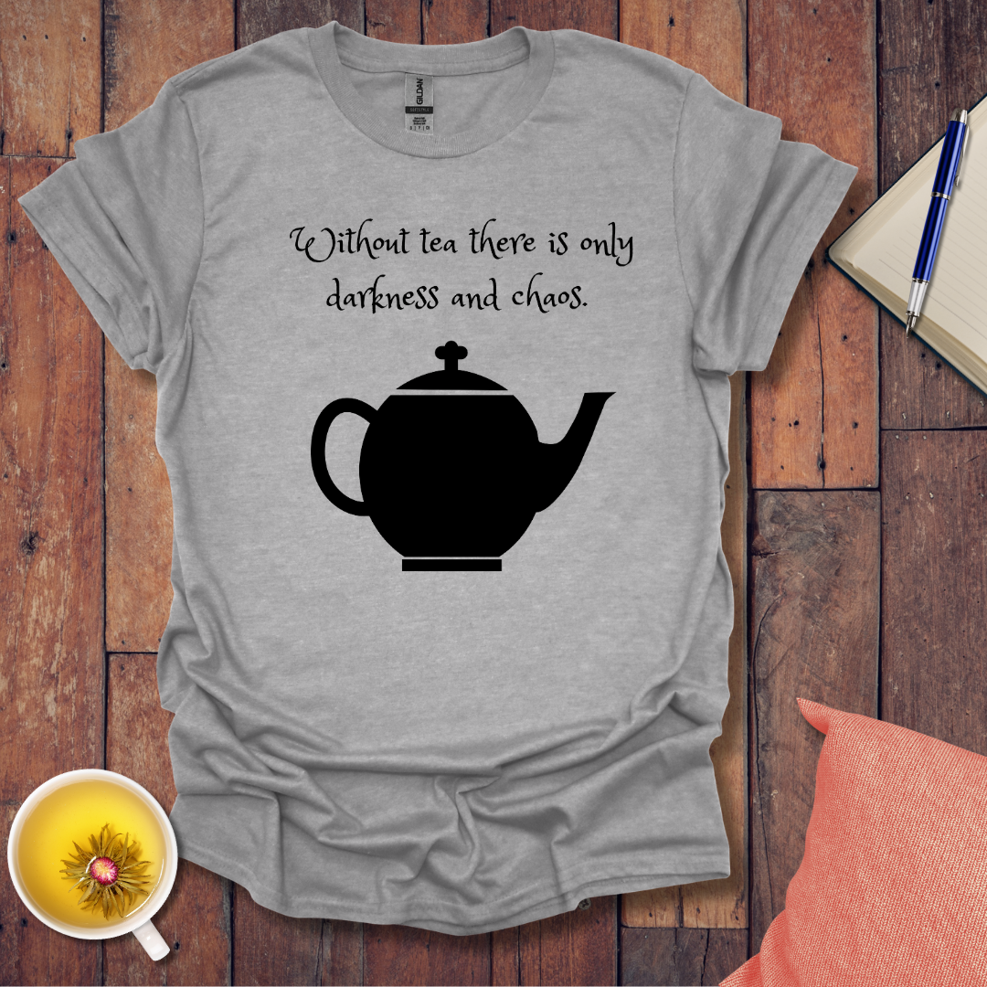 Sipping against the darkness T-shirt